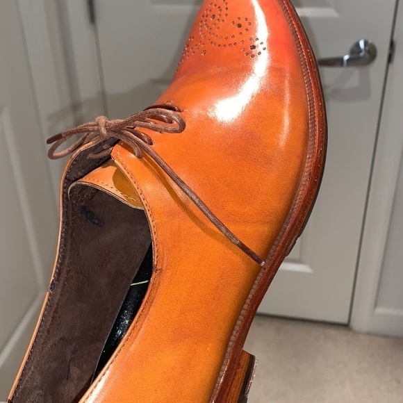 Whole Cut Buffalo Leather Oxford Dress Shoe. - Picture 13 of 13